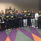 University of Missouri, Columbia’s football players and staff link arms to protest racist conditions on campus.
Twitter